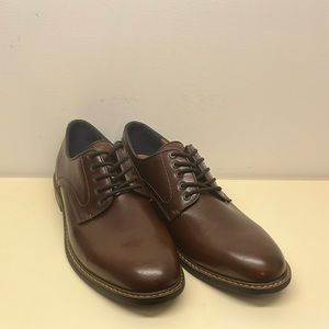 Tommy Hilfiger Dark Brown Leather Dress Shoes Men’s Size 9 (NWOT)